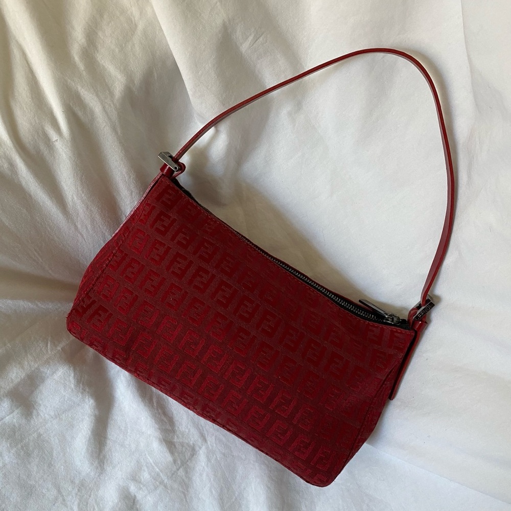 Fendi Zucchino Mini Shoulder Bag